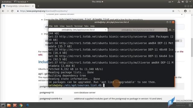 สอน PostgreSQL: การติดตั้ง PostgreSQL 11 บน Ubuntu18.04 смотреть онлайн