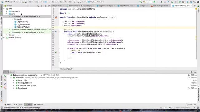 MVP Design Pattern Part - 2 | MVP Login Screen смотреть онлайн