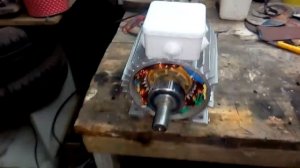 Генератор из асинхронного двигателя. Повышаем мощность.