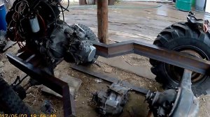 Начало постройки мини трактора.