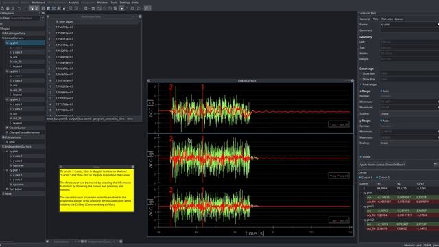 Cursor - tool to measure positions and distances смотреть онлайн