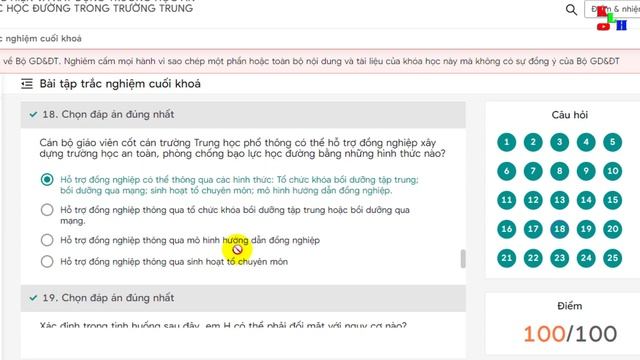 Hướng dẫn hoàn thành Module 7 (Mô đun 7) | Bài tập trắc nghiệm | Bài tập tự luận смотреть онлайн