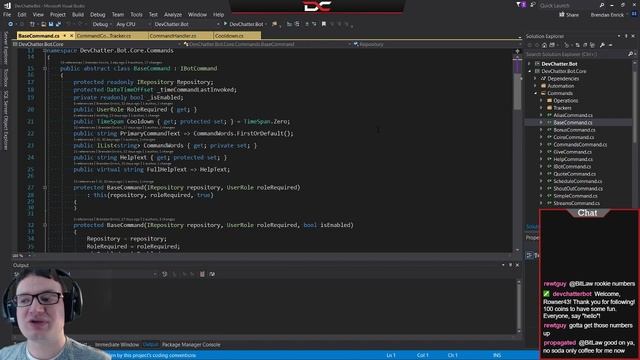 Programming our C# and .NET Core Chat Bot! Join us! Episode 43 смотреть онлайн