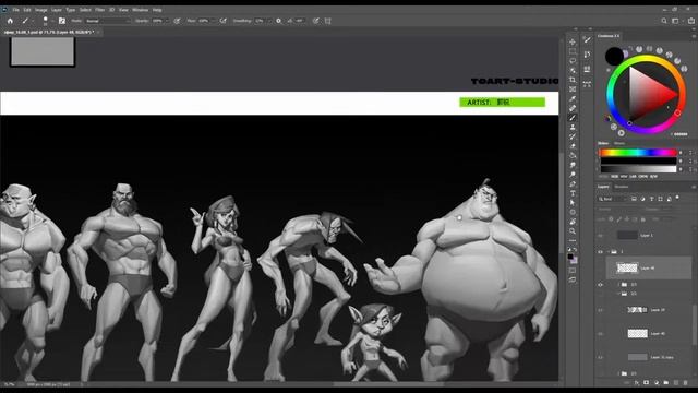 Стилизация персонажей смотреть онлайн