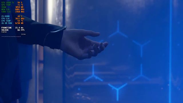 Detroit Become Human: I5-8400 + GTX 1660 Ti 1080p