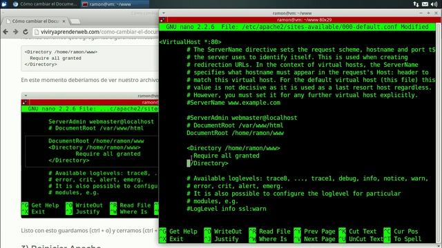 Cómo cambiar el documentRoot en Apache 2 4 смотреть онлайн