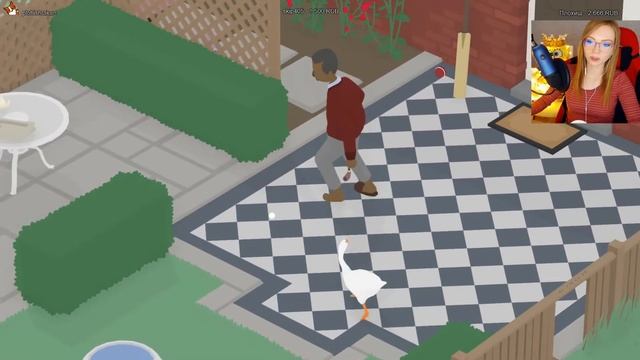 Я - ВРЕДНЫЙ ГУСЬ, Я ХОРОШО Е... ВСЕ ДЕЛАЮ ХОРОШО! ▶ UNTITLED GOOSE GAME - ПРОХОЖДЕНИЕ НА СТРИМЕ смотреть онлайн