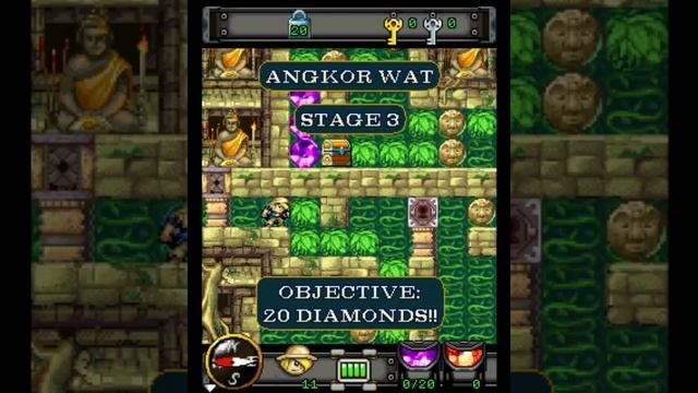 diamond rush (java) геймплей смотреть онлайн