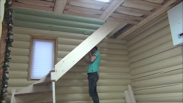Сборка деревянной лестницы смотреть онлайн