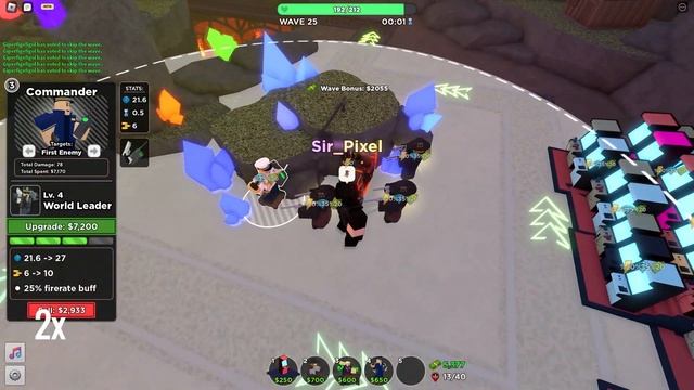Челлендж только Золотые Ковбои | TDS Roblox смотреть онлайн