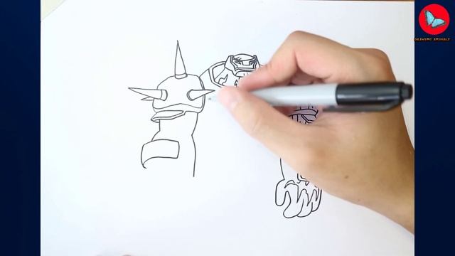How To Draw Shock Rock From Ben 10 | Drawing Animals смотреть онлайн
