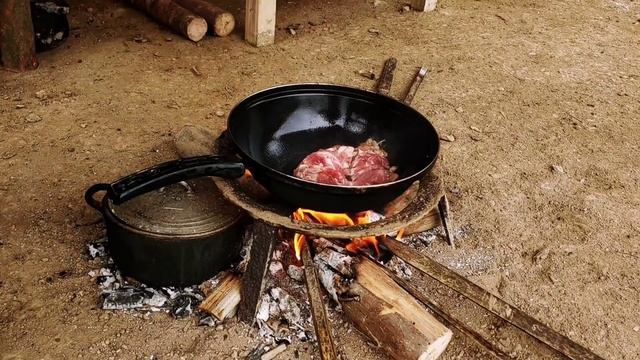 Build a House for the Little Dog, build a firewood store | Building Life Ep 7 смотреть онлайн