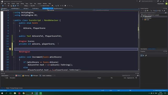 #7 Make an Air Hockey Game in Unity - WIN / LOSE - Tutorial for Beginners смотреть онлайн