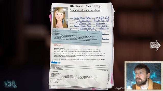 Life is Strange - Прохождение. Часть 22: Кабинет Ректора. Досье Рэйчел, Нейтана и Кейт. Не укради смотреть онлайн