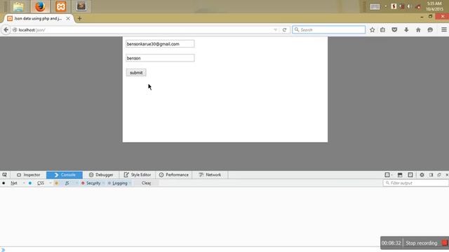 php json using jquery смотреть онлайн