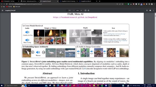 ImageBind: Meta's NEW Platform for Holistic Learning Across Six Different Modalities смотреть онлайн