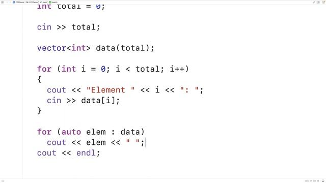 Initialize A Vector With User Input | C++ Example смотреть онлайн