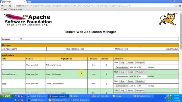 Tomcat - war file deployment [Manager Application] смотреть онлайн