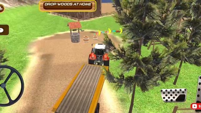 Tractor Ka Game। Tractor Game Video।। 3d Tractor। Tractor Wala Game। JD Ki Racing। Android Gameplay