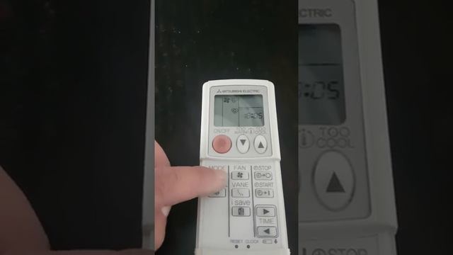 Mode de fonctionnement Télécommande Mitsubishi Electric