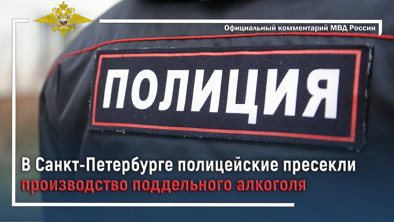 Ирина Волк: В Санкт-Петербурге полицейские пресекли производство поддельного алкоголя смотреть онлайн