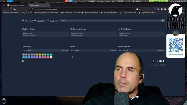 Homepage. ¿Como organizar todos tus servicios? Self Hosted смотреть онлайн