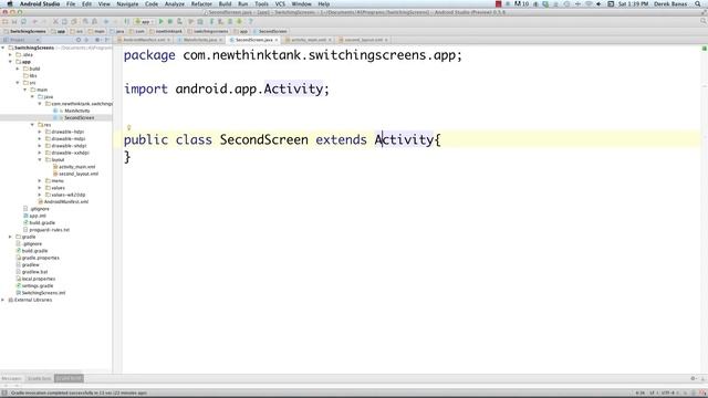 How to Make Android Apps 5 : Multiple Android Activities смотреть онлайн