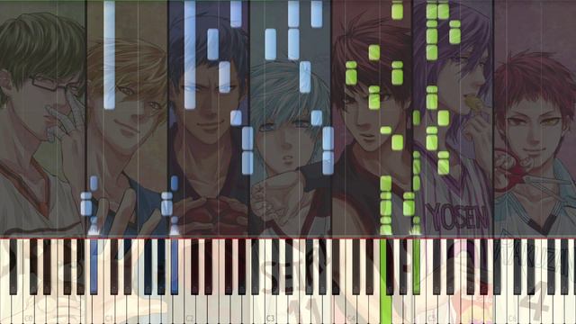 [Kuroko no Basket] OP The Other Self Piano Synthesia Tutorial смотреть онлайн