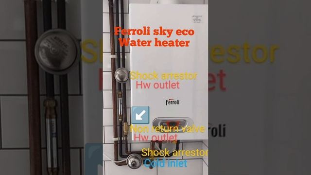 how to fit a ferroli sky eco water heater смотреть онлайн