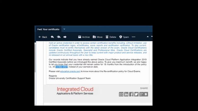 BREAKING: Oracle Introduces Recertification Policy смотреть онлайн