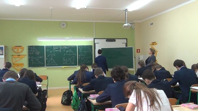 Урок геометрии. Часть I."Соотношения между сторонами и углами треугольника". 2014 г. смотреть онлайн