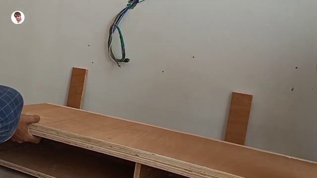 How to install the TV panel wooden box on the wall. TV unit box installation. смотреть онлайн