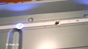 Ремонт подсветки матрицы телевизора LG 47LN540V. Замена светодиодов.