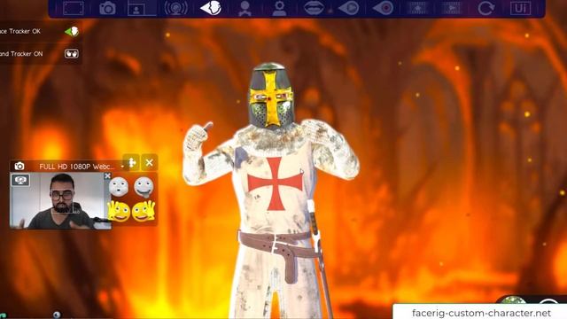 FACERIG 3D Crusadier - 100% Custom