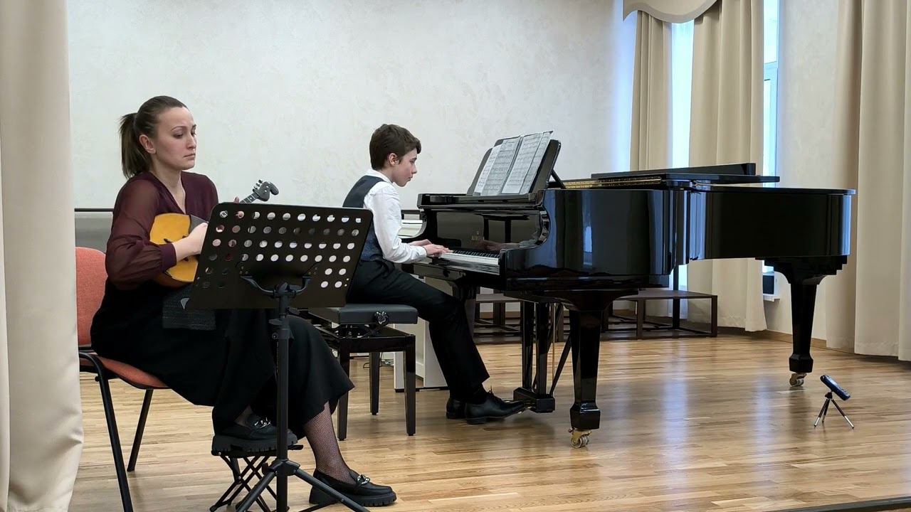 Переложение С. Гердаля «Милая», В. Абаза «Утро туманное». Исп. Попов Андрей, илл. Шаповалова С.И. смотреть онлайн