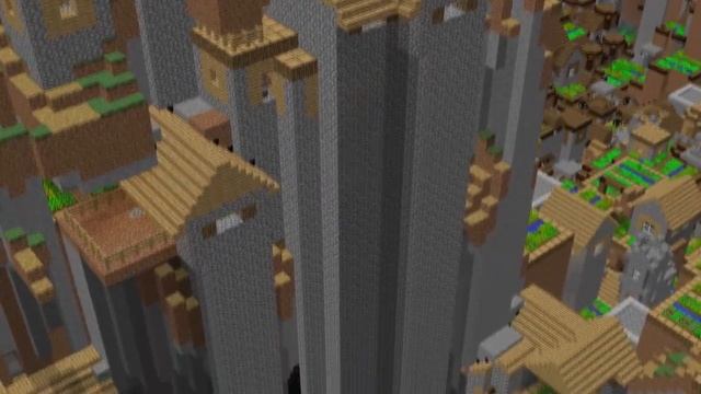 Como Jugar Minecraft Pero el Mundo es una Aldea Infinita смотреть онлайн
