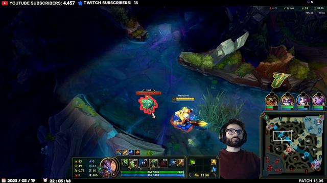 Andre Valeri Live Stream LOL jayce solo mid hight Part 2 смотреть онлайн