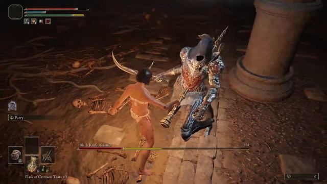 Parrying Black Knife Assassin, Elden Ring смотреть онлайн