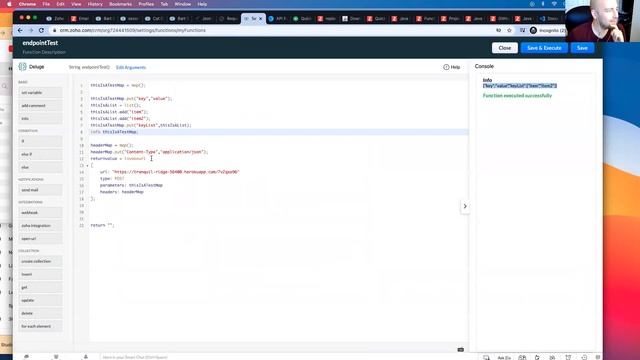 Zoho CRM Deluge Webhooks JSON Issue смотреть онлайн