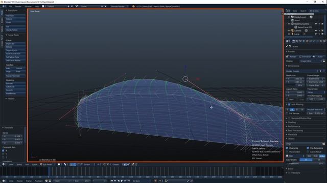 Blender 2.79/2.8's Best Add-ons: Curves to Mesh смотреть онлайн