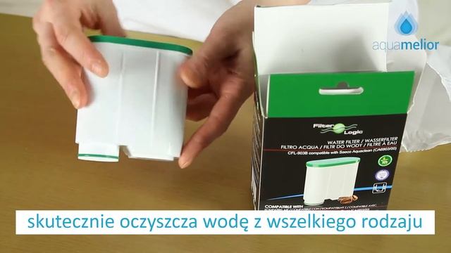 Filtr do ekspresu Saeco Philips AquaClean CA6903 zamiennik Filter Logic CFL-903B смотреть онлайн