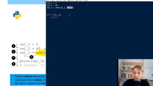 Python return Keyword - A Simple Illustrated Guide смотреть онлайн