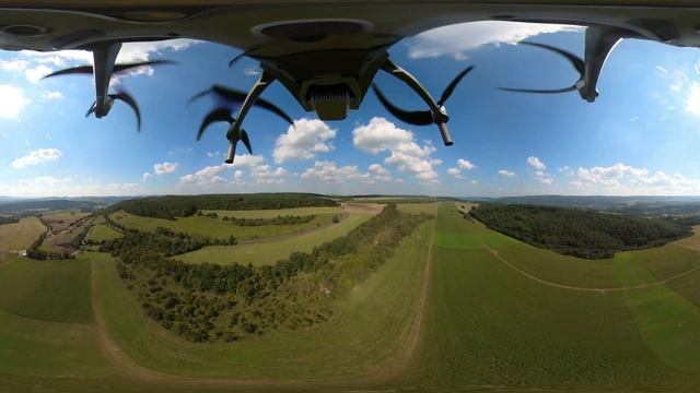 DJI Mavic 2 Pro с камерой Insta 360X2.Крепежно скоростной тест. смотреть онлайн