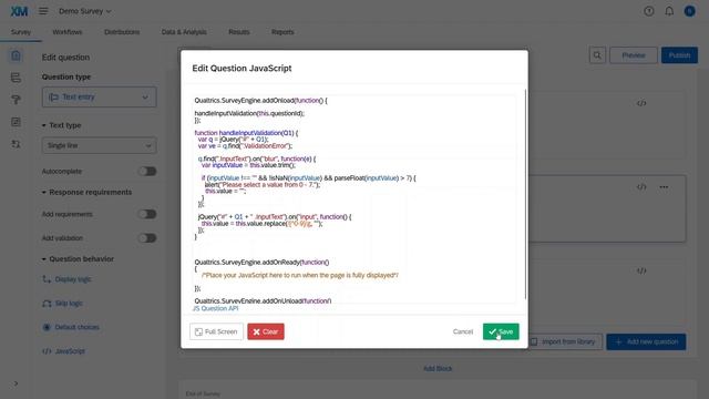 Qualtrics Custom Data Validation: Require Certain Numbers, Ranges, or Characters in Survey Response смотреть онлайн