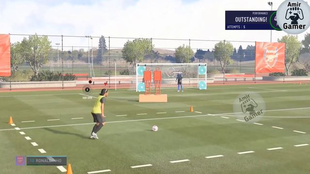 كيف تشوت الركلات الحرة (الفاولات) في فيفا 21 🔥😱 | FIFA 21 Free Kick Tutorial смотреть онлайн