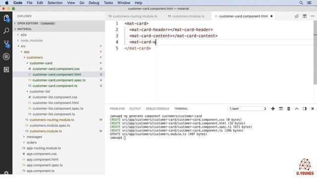 Learn Material Design in Angular : Cards смотреть онлайн