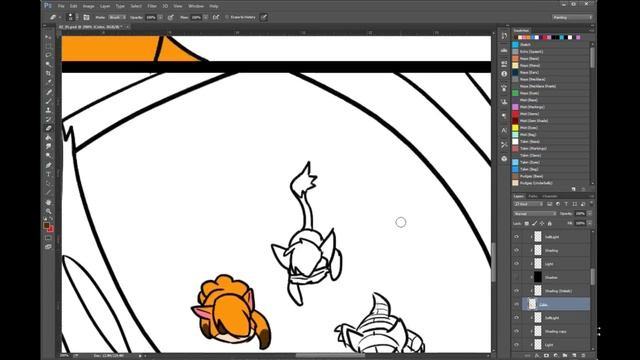 Art Time Lapse - Pokemon Operation: Rune of Fate Comic Page смотреть онлайн