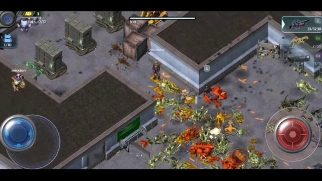 [GRIND] Alien shooter free [BETA] "PORTAL OF ALIENS" gameplay #1 смотреть онлайн