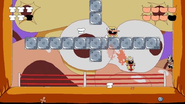 Pizza Tower All Bosses | HARDMODE MOD