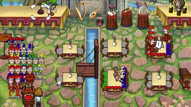 Diner Dash: Flo Through Time - All Knight Diner Level 9 смотреть онлайн
